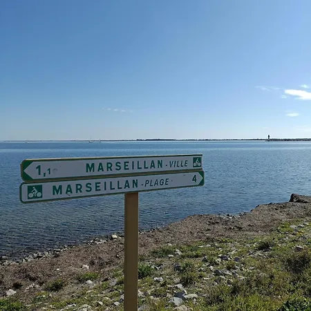 Apartmán Maison Climatisee Au Bord De L'etang De Thau - Avec Piscine